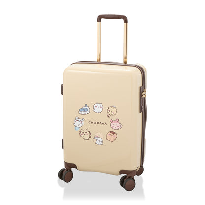 吉伊卡哇 行李箱 (米色圆圈)【不可同时购买其他商品】