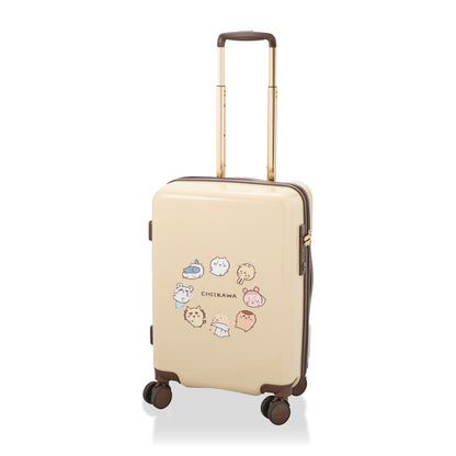 吉伊卡哇 行李箱 (米色圆圈)【不可同时购买其他商品】