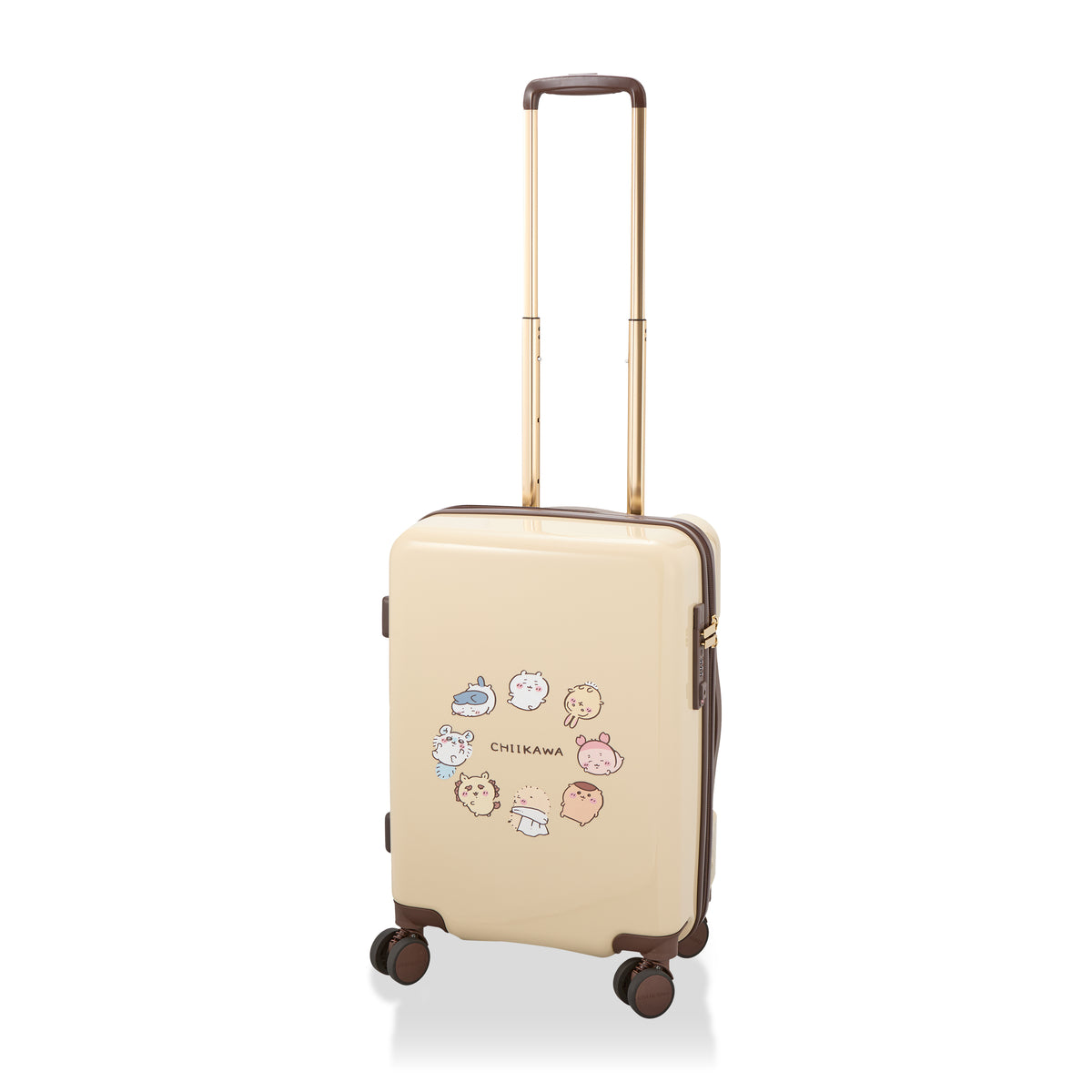 吉伊卡哇 行李箱 (米色圆圈)【不可同时购买其他商品】