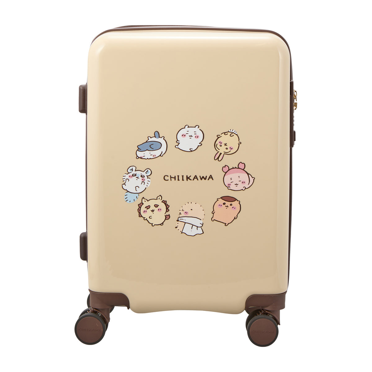吉伊卡哇 行李箱 (米色圆圈)【不可同时购买其他商品】
