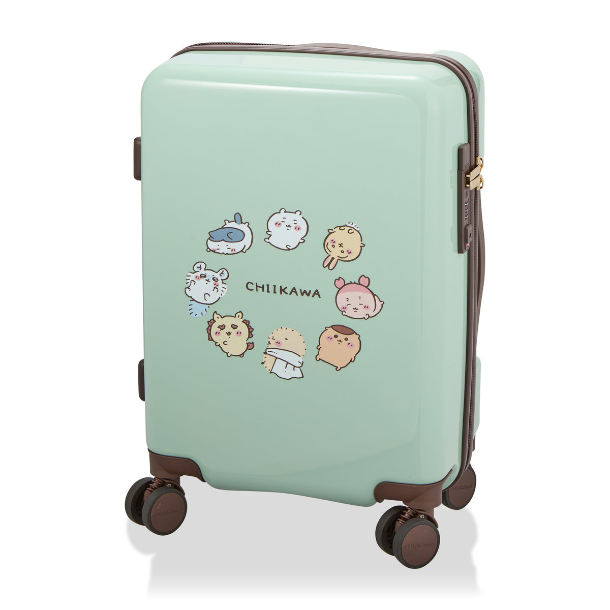 吉伊卡哇 行李箱 (薄荷色圆圈)【无法同时购买其他商品】