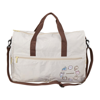 吉伊卡哇 可折叠波士顿包 (米色圆圈)