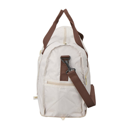 吉伊卡哇 可折叠波士顿包 (米色圆圈)