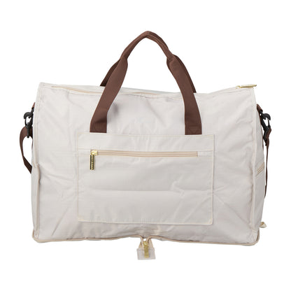 吉伊卡哇 可折叠波士顿包 (米色圆圈)