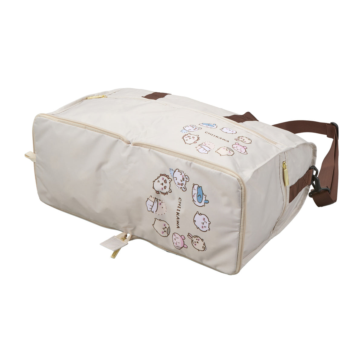 吉伊卡哇 可折叠波士顿包 (米色圆圈)