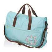 吉伊卡哇 可折叠波士顿包 (薄荷色圆圈)