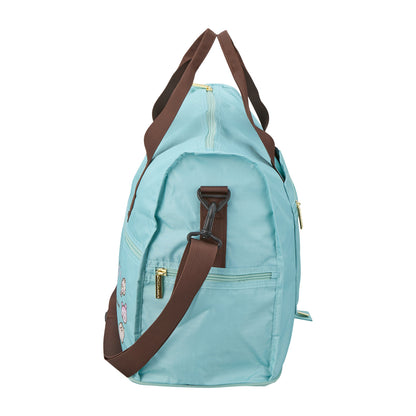 吉伊卡哇 可折叠波士顿包 (薄荷色圆圈)