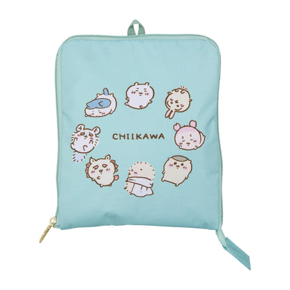 吉伊卡哇 可折叠波士顿包 (薄荷色圆圈)