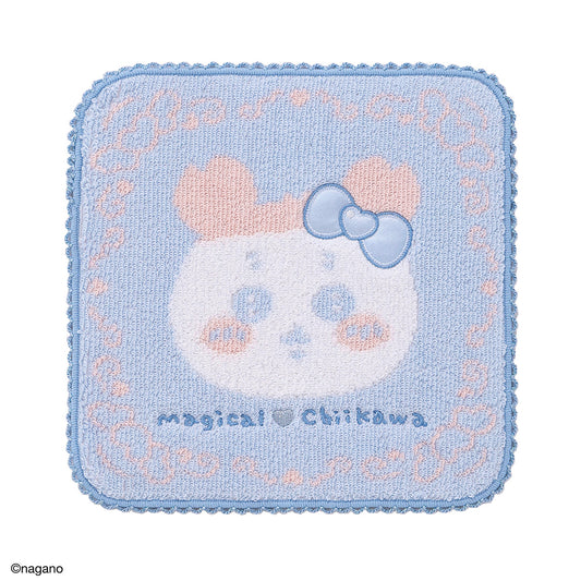 ちいかわ まじかるちいかわ タオルハンカチ（小さいやつ ライトブルー）