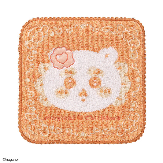 ちいかわ まじかるちいかわ タオルハンカチ（小さいやつ オレンジ）