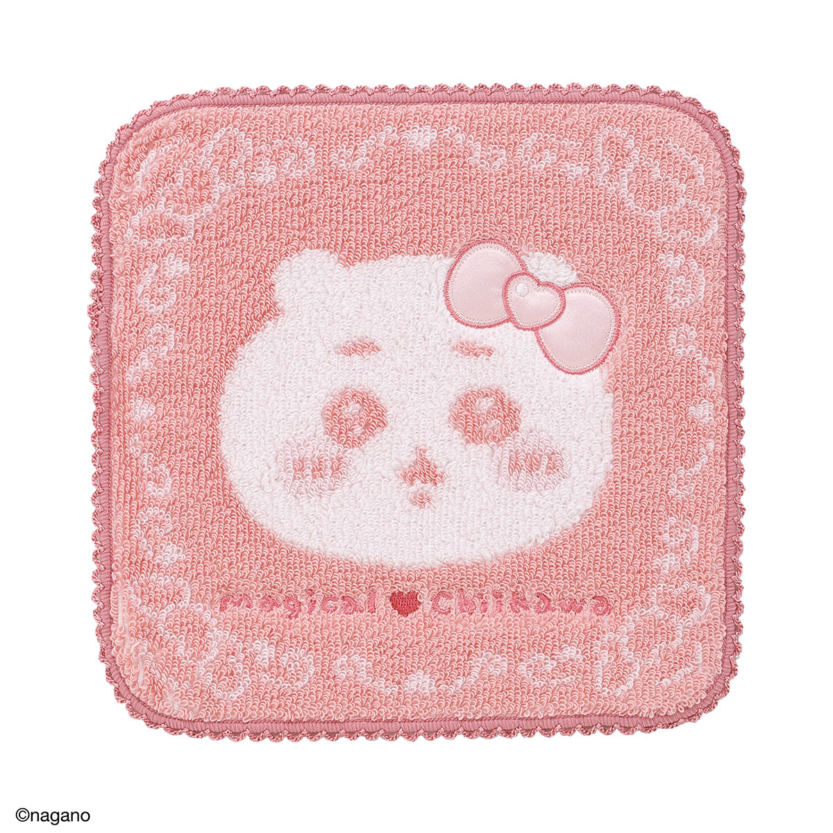 ちいかわ まじかるちいかわ タオルハンカチ（小さいやつ ピンク）