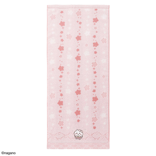 ちいかわ まじかるちいかわ フェイスタオル（なんかむちゃまじかる・ピンク）