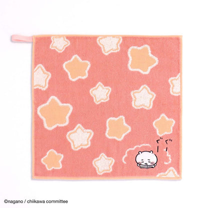 Chiikawa Loop-Handled Wash Towel (Suyā Pink)