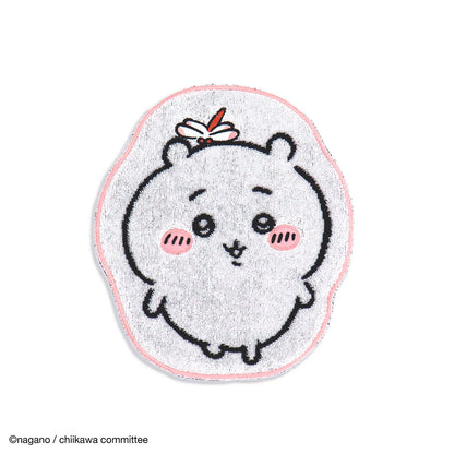 ちいかわ ダイカットタオルハンカチ（ピンク）