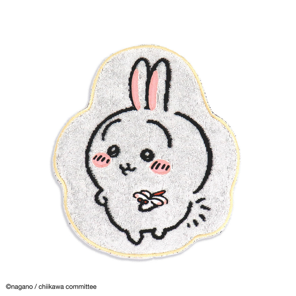 Chiikawa Die-Cut Towel Handkerchief (Yellow)