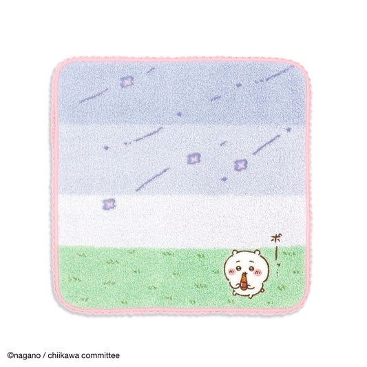 치이카와 타올 손수건 (산들 바람 핑크)