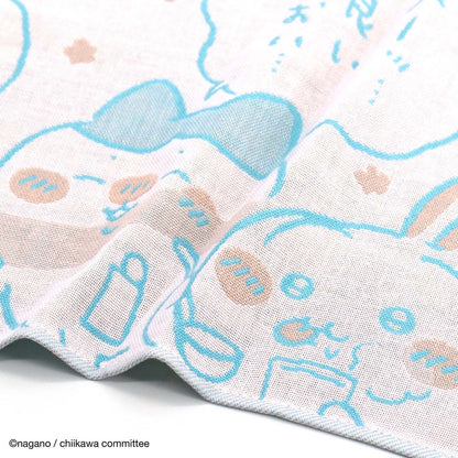 Chiikawa Wash Towel (Relaxing Blue)