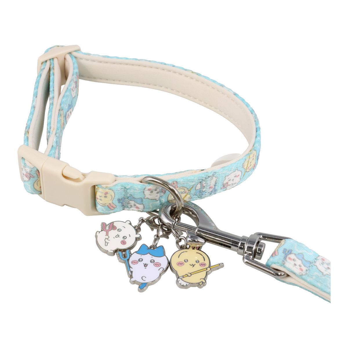 ちいかわ 小型犬用リード（モチーフ柄ブルー）