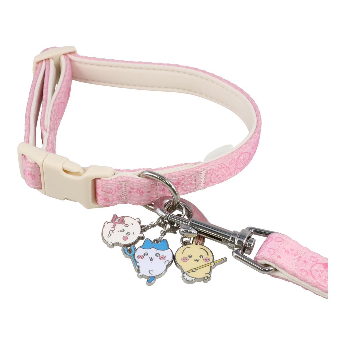 ちいかわ 小型犬用リード（モチーフ柄ピンク）