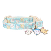 ちいかわ 小型犬用首輪（モチーフ柄ブルー）