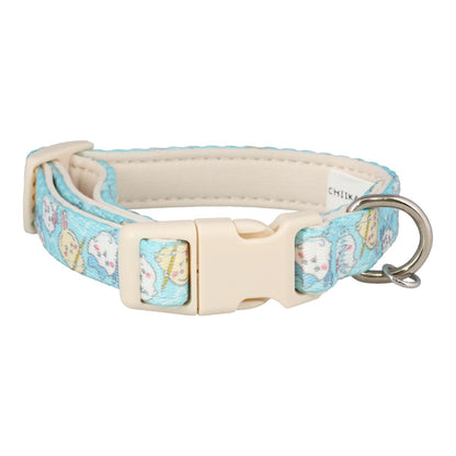 ちいかわ 小型犬用首輪（モチーフ柄ブルー）