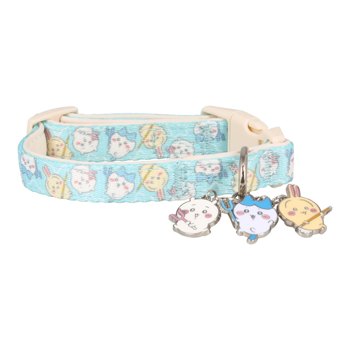 ちいかわ 小型犬用首輪（モチーフ柄ブルー）