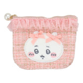 Chiikawa Tweed Tissue Pouch (Chiikawa Ribbon)