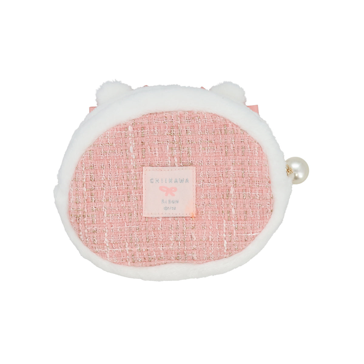 Chiikawa Die-cut Face Pouch (Chiikawa Ribbon)