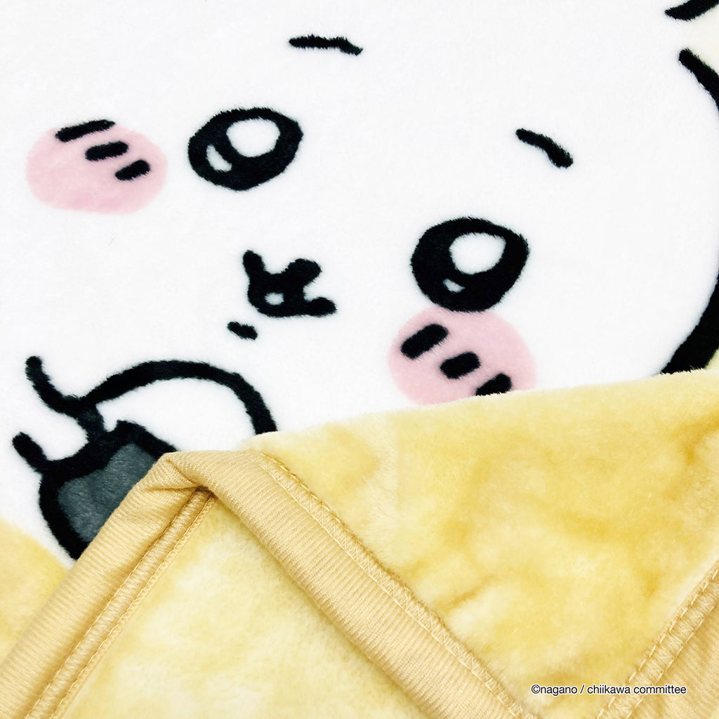 Chiikawa Junior Size Blanket (Rice Balls and Bread)
