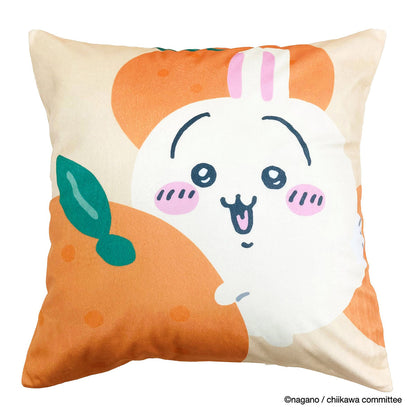 Chiikawa Cushion Cover (Usagi, Tangerines)