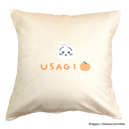 Chiikawa Cushion Cover (Usagi, Tangerines)