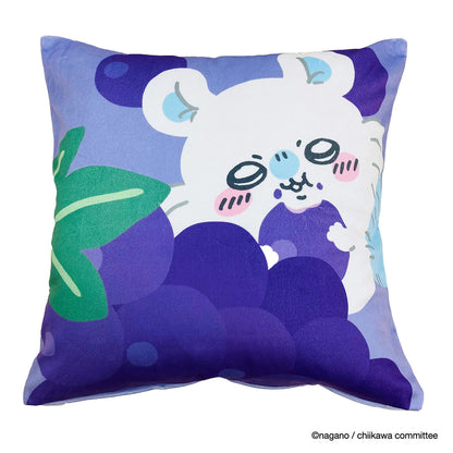 Chiikawa Cushion Cover (Momonga, Grapes)