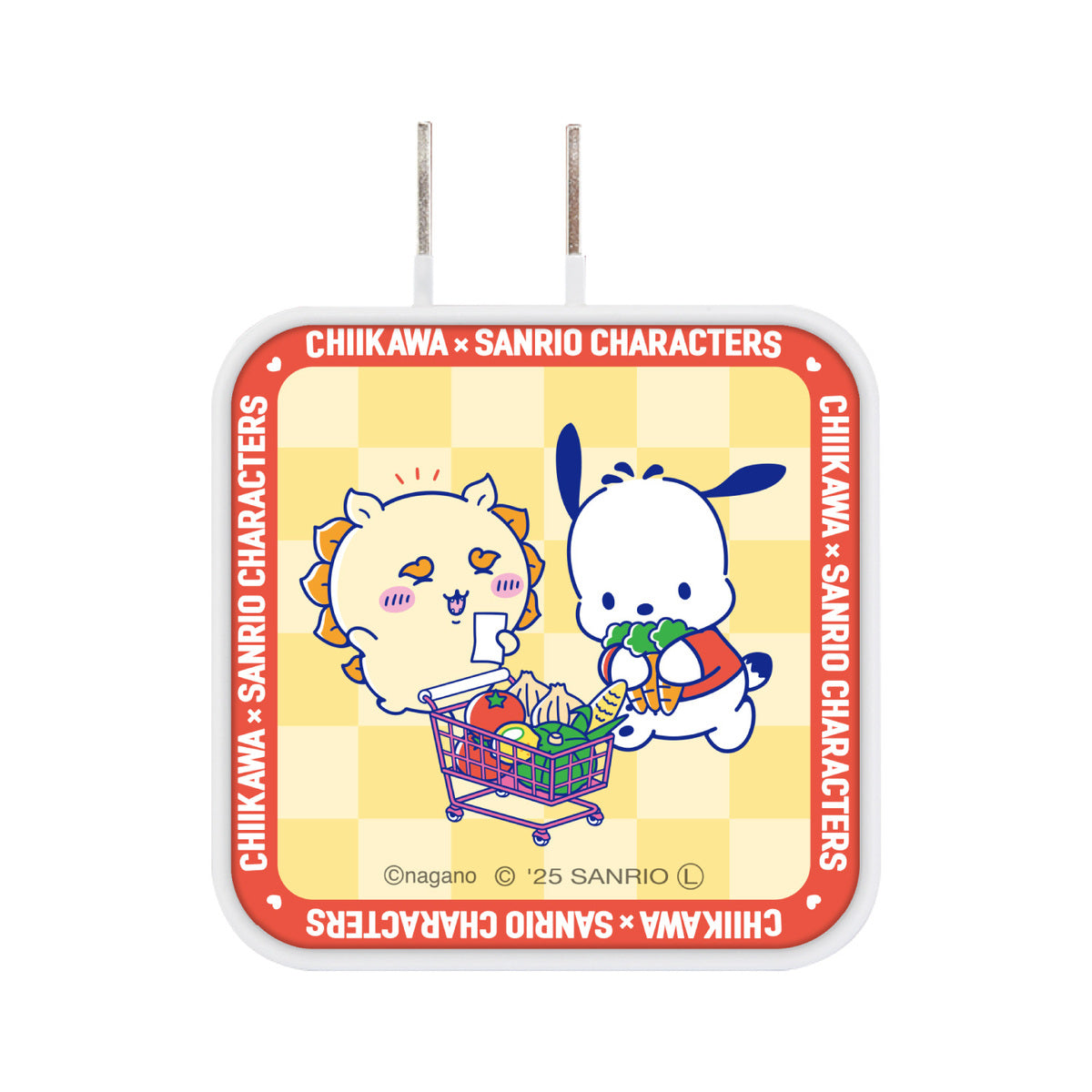 ちいかわ×サンリオキャラクターズ スーパーマーケットなUSB／USB Type-C ACアダプタ（シーサー＆ポチャッコ）