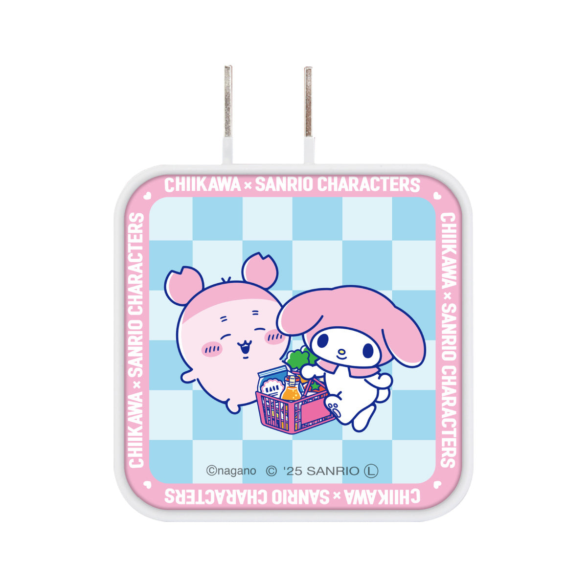 Chiikawa × Sanrio Characters USB/USB Type-C AC Adapter (Furuhonya & My Melody)