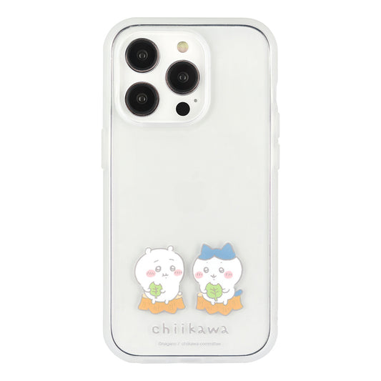 ちいかわ IIIIfit Clear iPhone 14Pro/13Pro対応ケース（はっぱ）