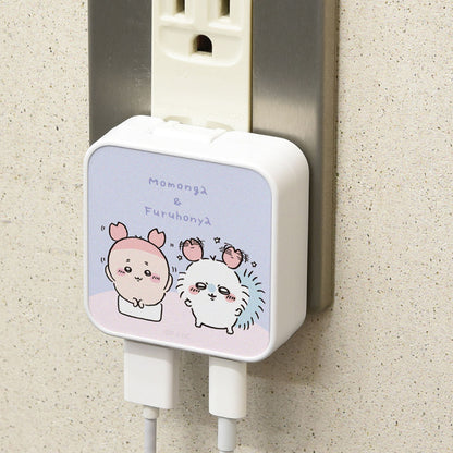 吉伊卡哇 USB/USB Type-C 交流電適配器（莫莫加＆螃蟹）
