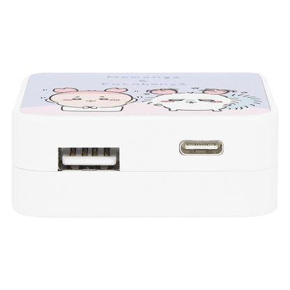 吉伊卡哇 USB/USB Type-C 交流電適配器（莫莫加＆螃蟹）