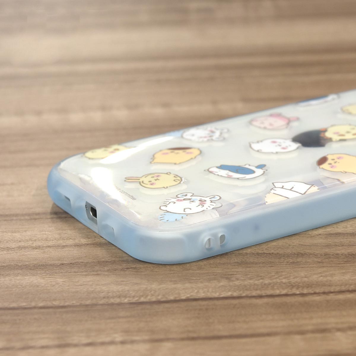 Chiikawa IIIIfit Clear iPhone-Compatible Case (All-Over Pattern)