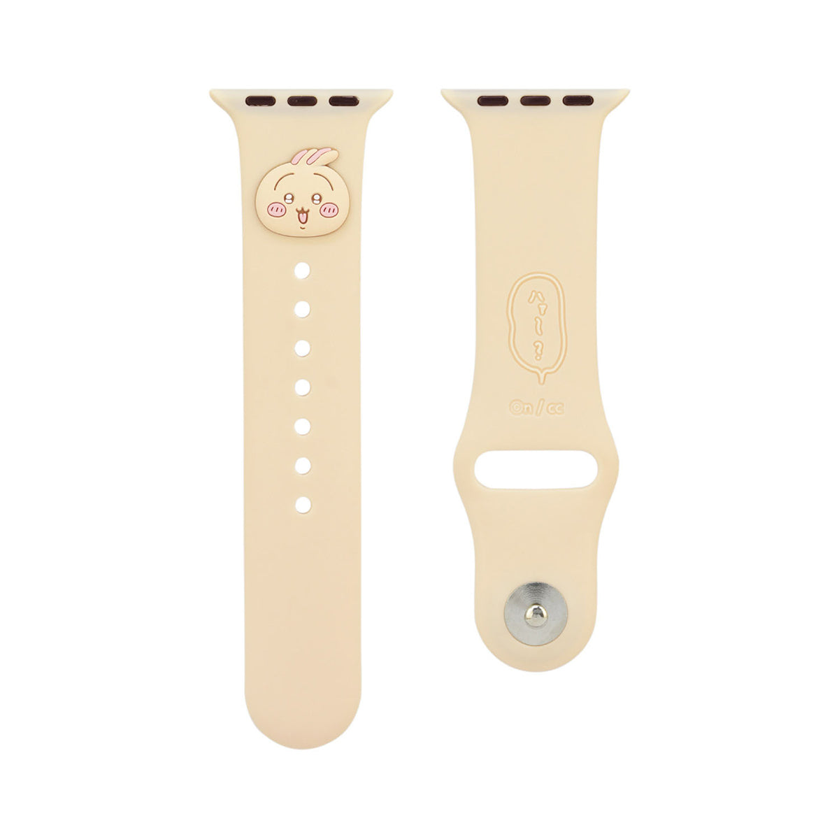 Chiikawa Apple Watch 41/40/38mm-Compatible Silicone Band (Usagi)