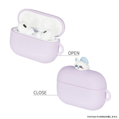 Chiikawa AirPods Pro (2nd Gen) / AirPods Pro Compatible Silicone Case (Momonga Purple)