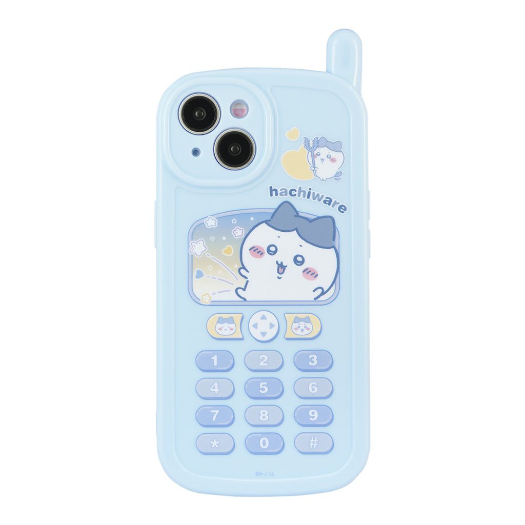 Chiikawa iPhone-Compatible Retro Flip Phone Case (Hachiware)