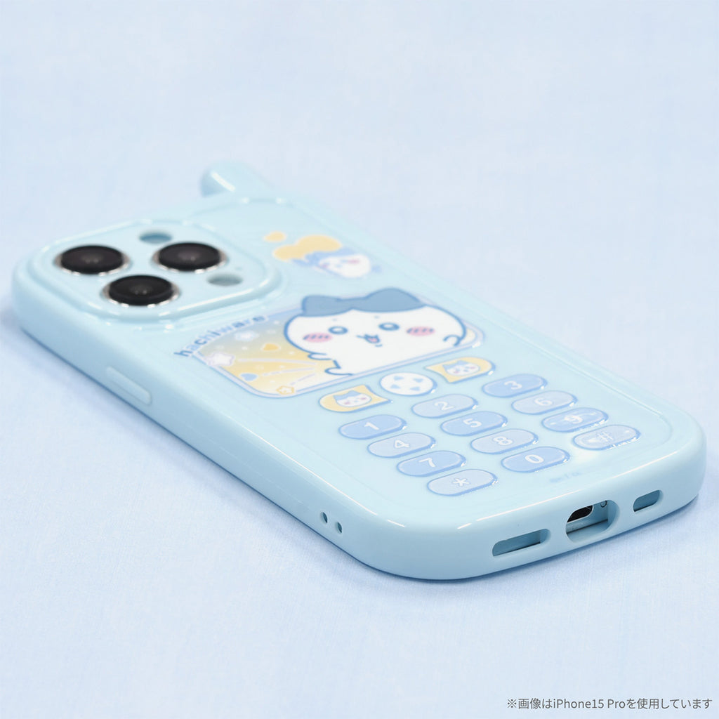 Chiikawa iPhone-Compatible Retro Flip Phone Case (Hachiware)