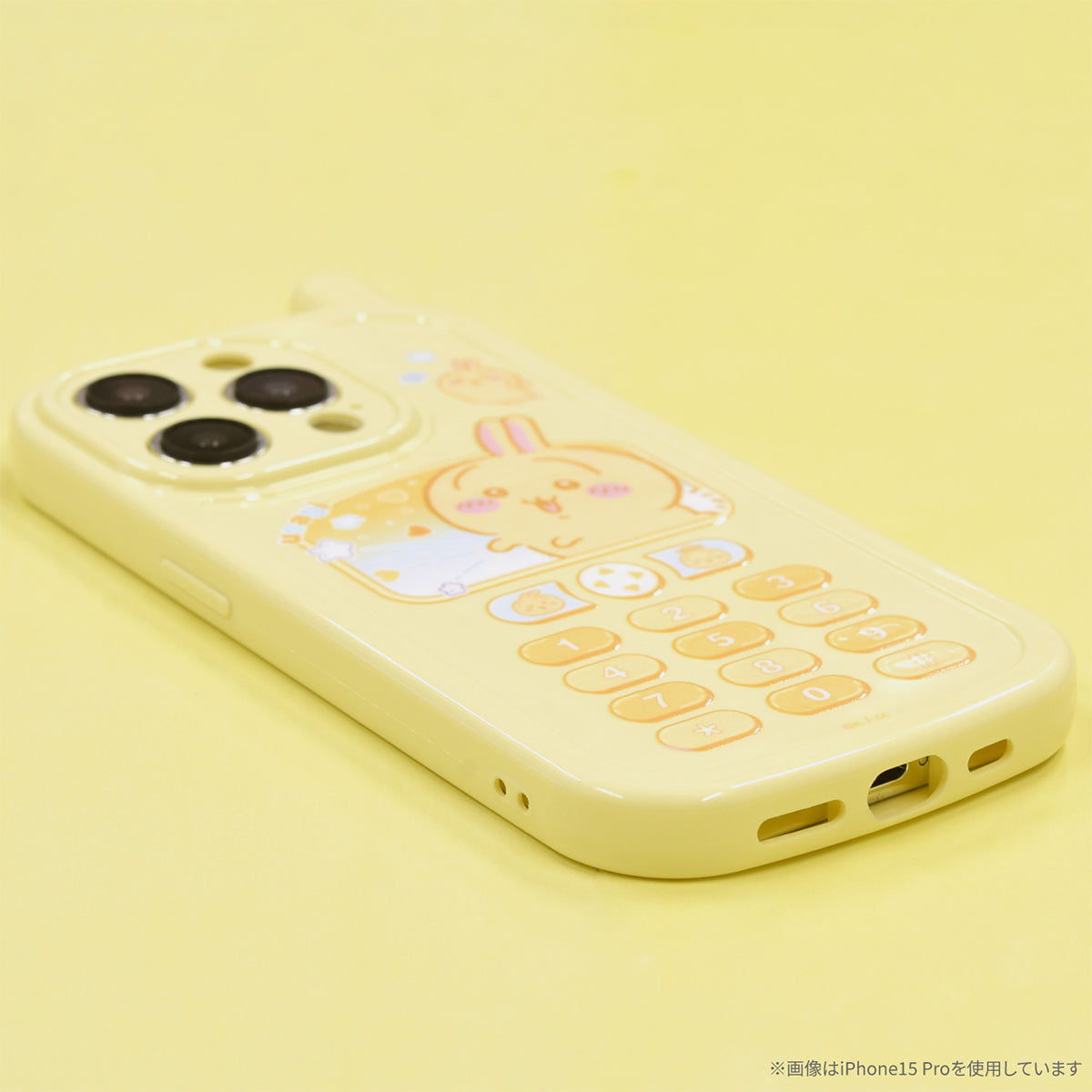 吉伊卡哇 iPhone 相容 復古翻蓋手機風格手機殼（兔子）