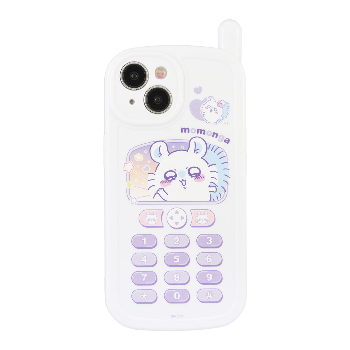 치이카와 iPhone 호환 레트로 2G폰 스타일 케이스 (모몽가)
