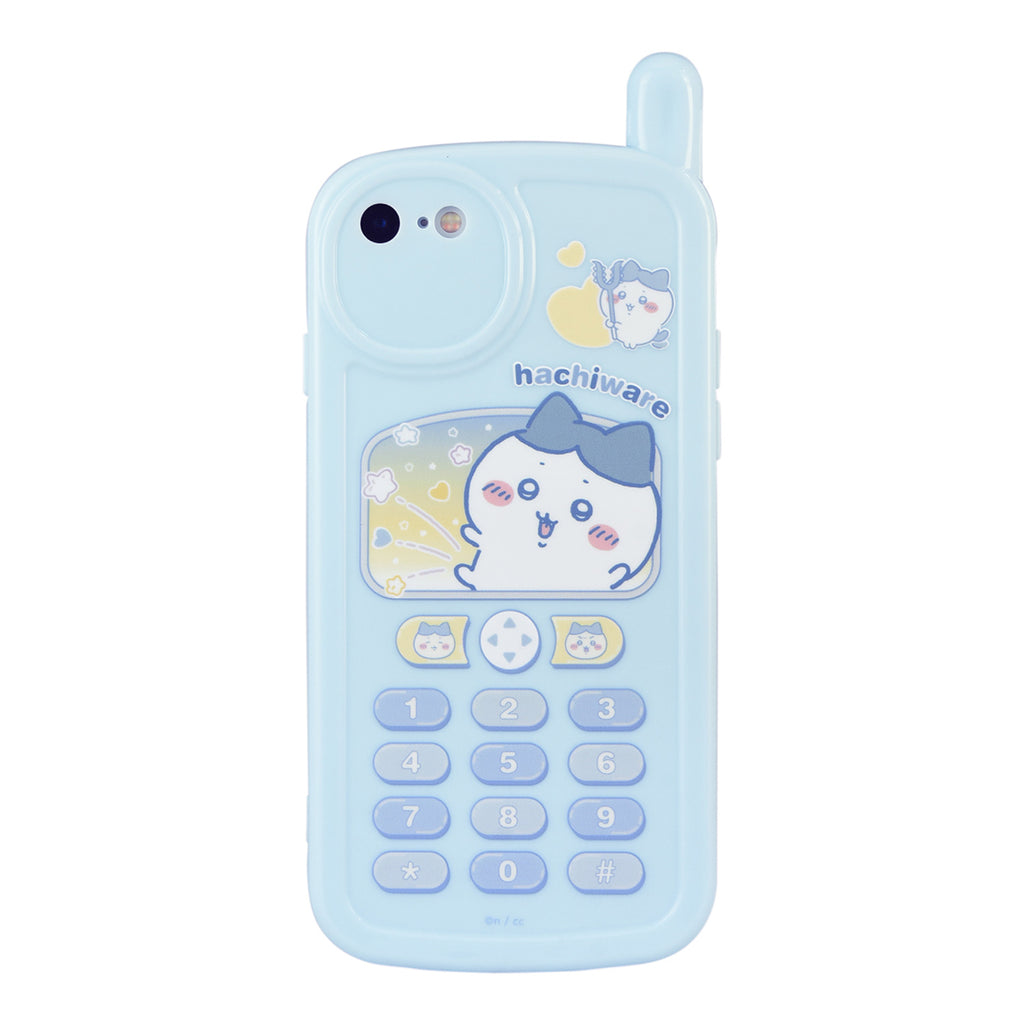 Chiikawa iPhone-Compatible Retro Flip Phone Case (Hachiware)