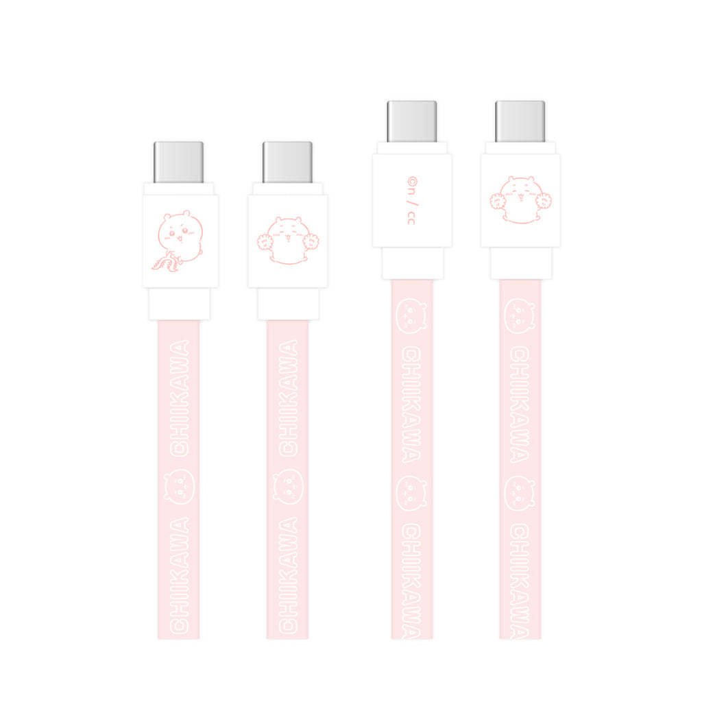 Chiikawa PD60W Compatible USB2.0 Type-C Cable (Chiikawa)