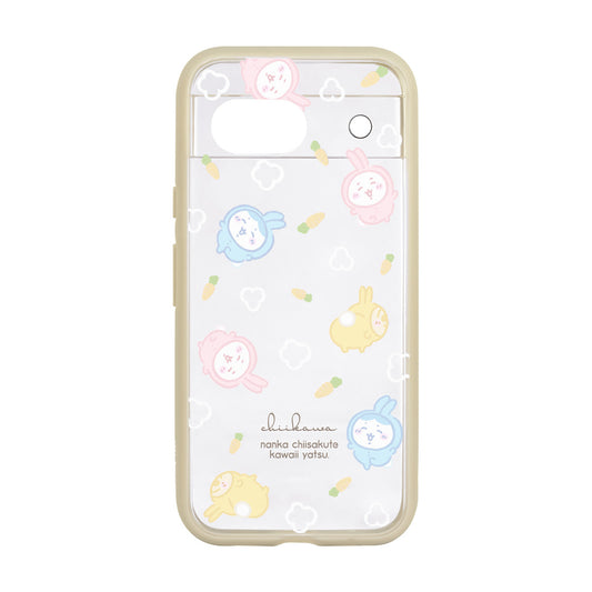 치이카와 IIIIfit Clear Google Pixel 8a 호환 케이스 (풀패턴)