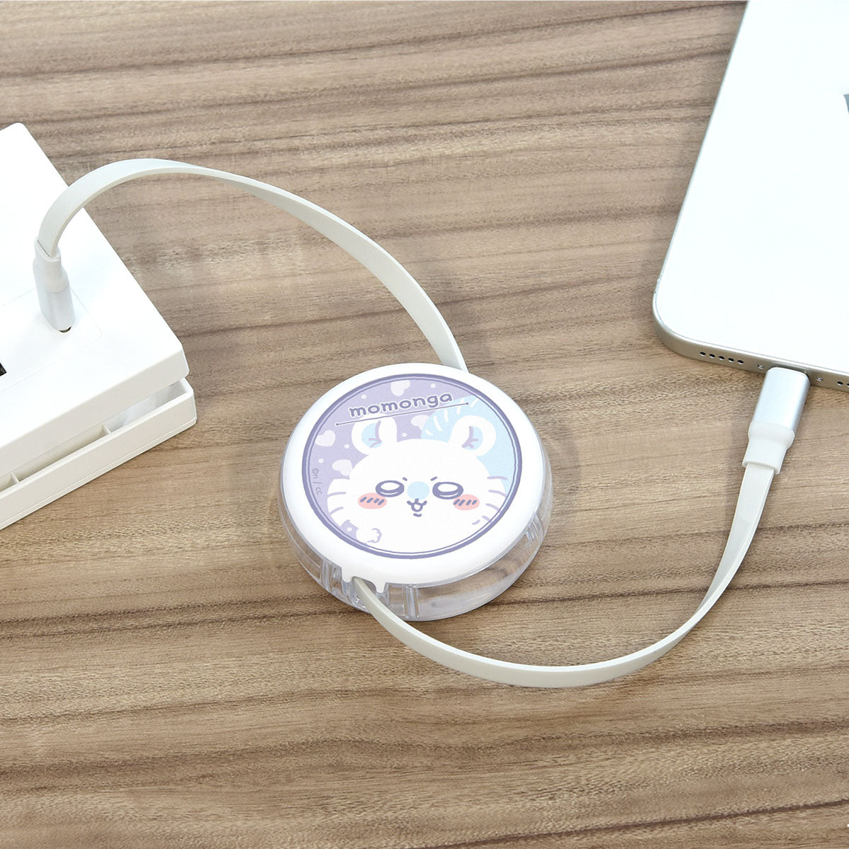 吉伊卡哇 USB Type-C兼容同步&充电卷线电缆（飞鼠）