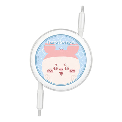 치이카와 USB Type-C 대응 동기화 및 충전 릴 케이블 (카니)