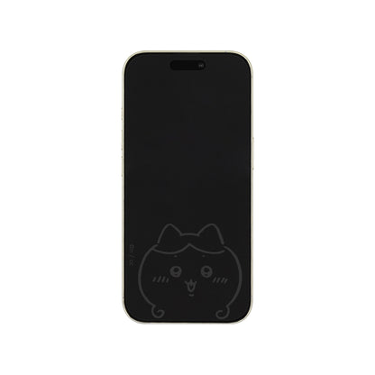 ちいかわ iPhone 16/15/15Pro/14/14Pro/13/13Pro対応 ガラススクリーンプロテクター（ハチワレ）